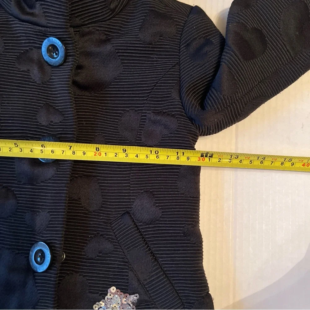 Desigual Girl 3/4 Coat Black Kids - Picture 6 of 11